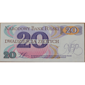20 zlotych 1982 seria u b